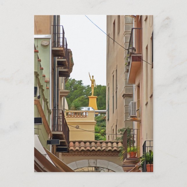 Postal Figueres. #4. (Anverso)