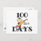 Postal Figura 100 días (Anverso / Reverso)