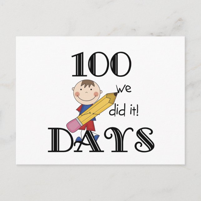 Postal Figura 100 días (Anverso)
