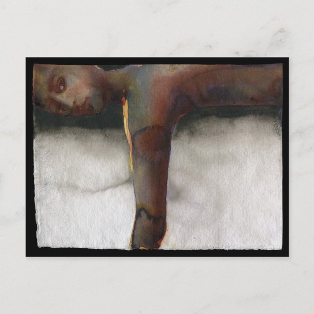 Postal Figura 3 de la playa fronteriza (Anverso)