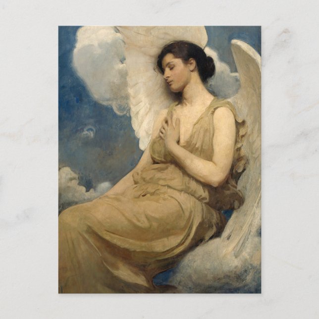 Postal Figura alada | Abbott Handerson Thayer (Anverso)