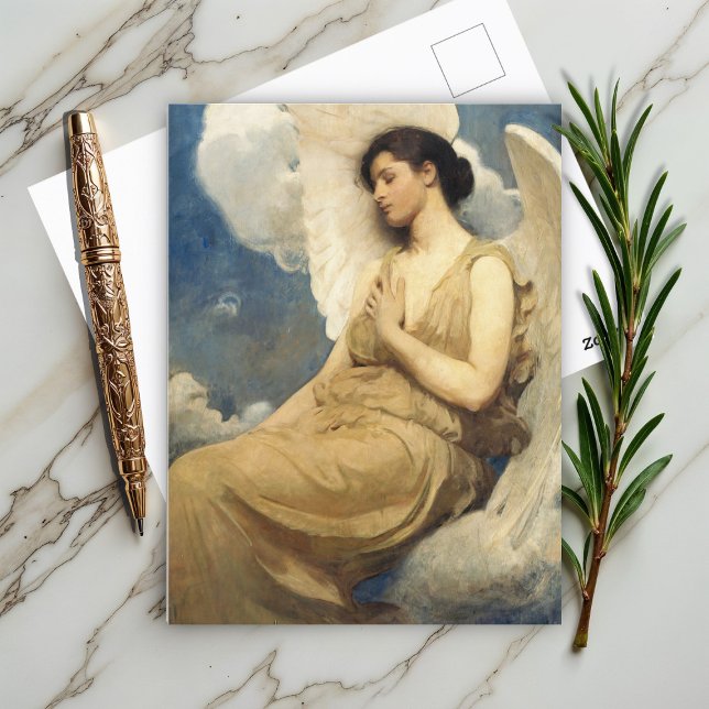 Postal Figura alada por Abbott Handerson Thayer Angel Art (Subido por el creador)