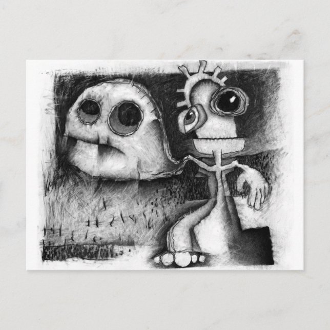 Postal figura con apéndices (Anverso)