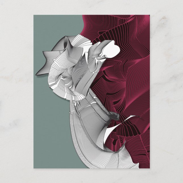 Postal Figura de arte digital (Anverso)