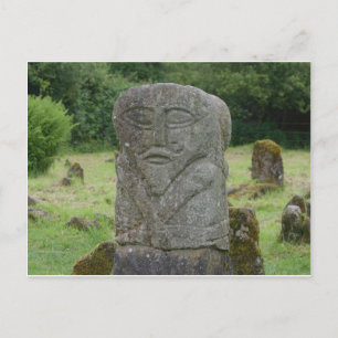 Postal Figura de Boa Island Janus