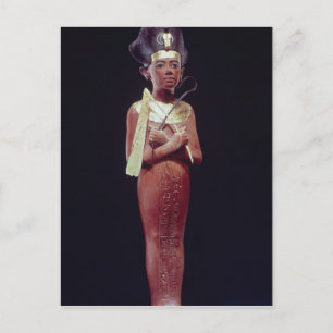 Postal Figura de Shabti del rey