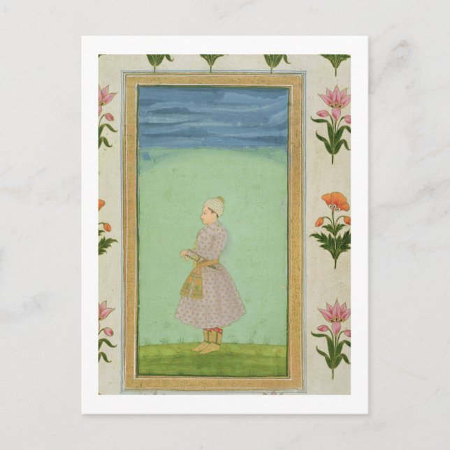 Postal Figura de un niño con una daga de joyas (Anverso)