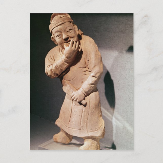 Postal Figura de un silbato de un actor (Anverso)