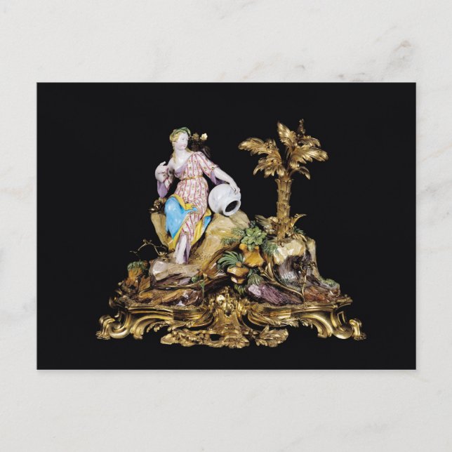 Postal Figura de Vincennes de un Naiad (Anverso)