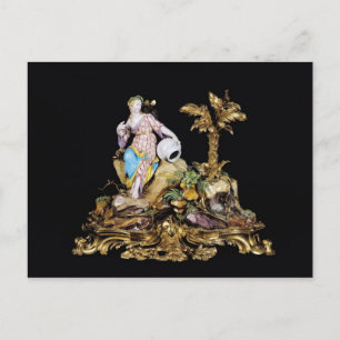 Postal Figura de Vincennes de un Naiad
