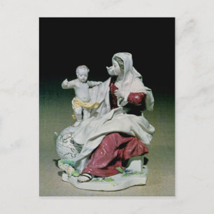 Postal Figura del Chelsea de Madonna y el Niño