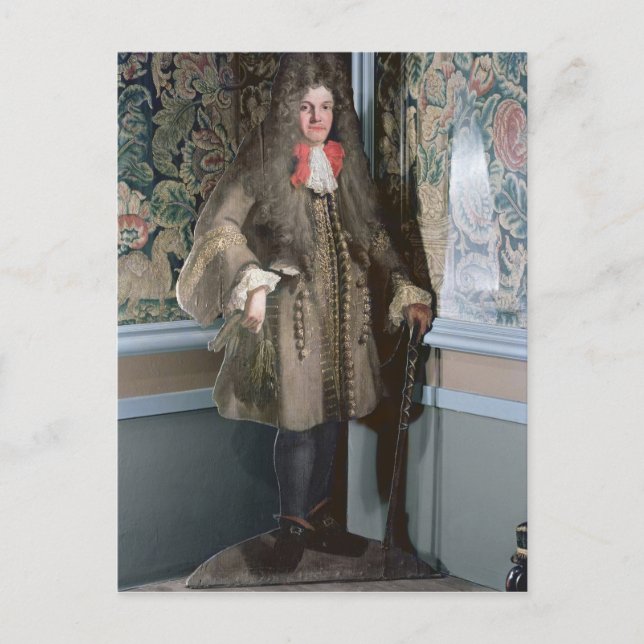 Postal Figura del consejo de un hombre, c.1690 (Anverso)