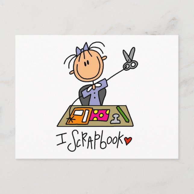 Postal Figura I Camisetas y regalos para cartillas (Anverso)