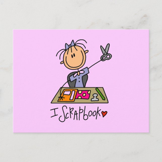 Postal Figura I Camisetas y regalos para cartillas (Anverso)