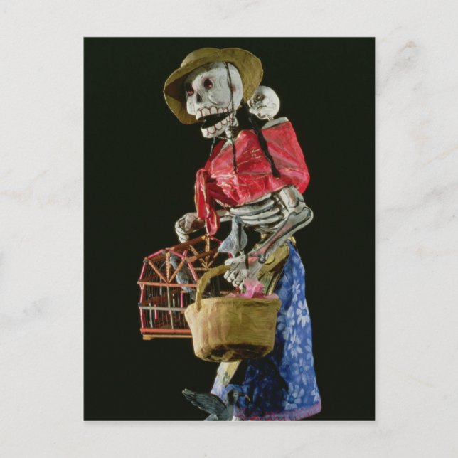 Postal Figura para el Día de los Muertos (Anverso)