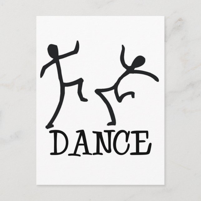 Postal Figuras de Dance Stick (Anverso)