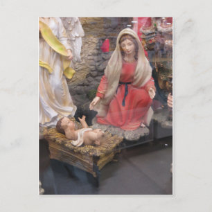 Postal Figuras de la natividad
