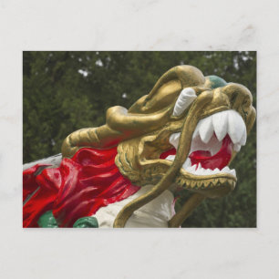 Postal Figurehead china de botes de dragón, Parque Stanle