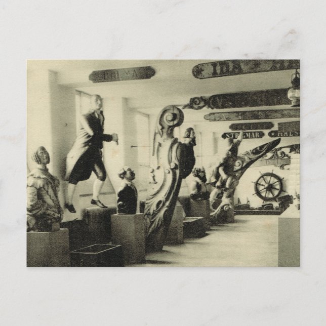 Postal Figureheads, Museo Hallands, Halmstad, Noruega (Anverso)