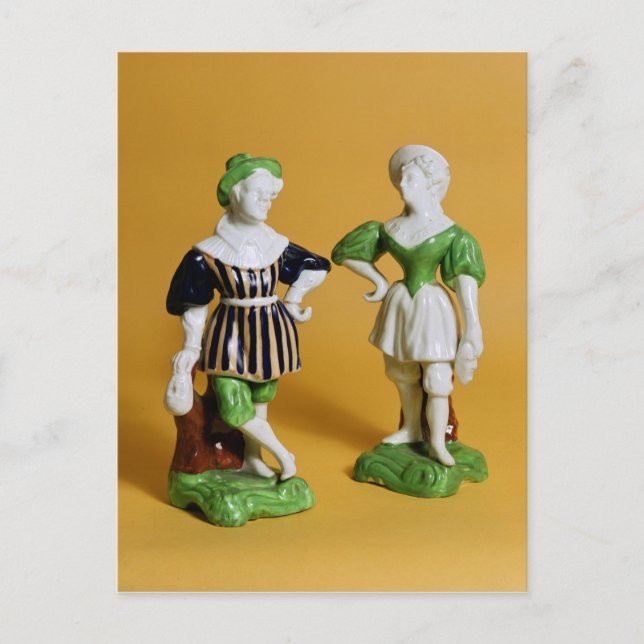 Postal Figuritas de Rockingham de Commedia (Anverso)