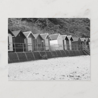 Postal "Fila de las cabañas de playa"