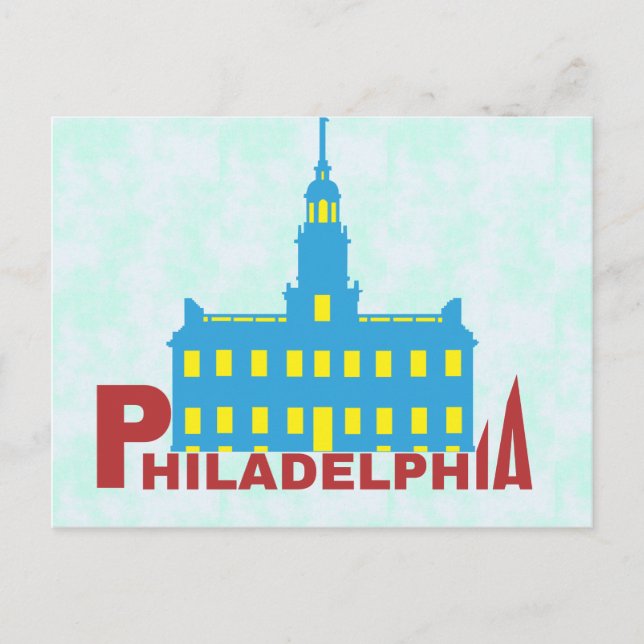 Postal Filadelfia (Anverso)
