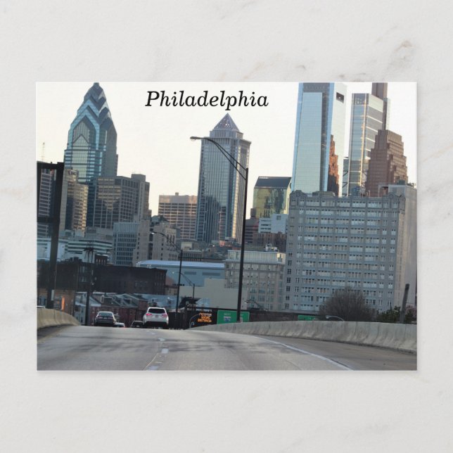 Postal Filadelfia (Anverso)