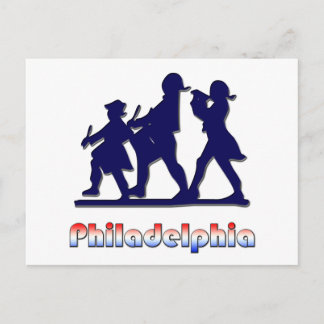 Postal Filadelfia colonial