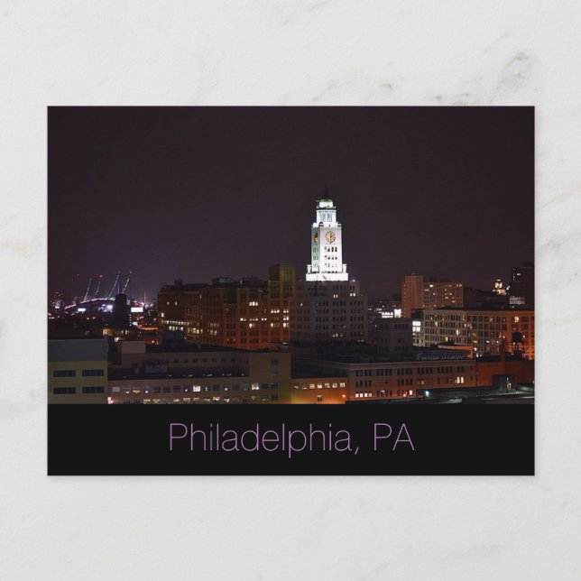 Postal Filadelfia, PA Post Card-Full Moon (Anverso)
