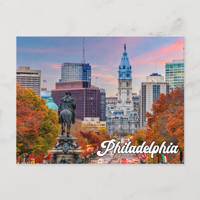 Postal Filadelfia, Pennsylvania (Estados Unidos) (Anverso)