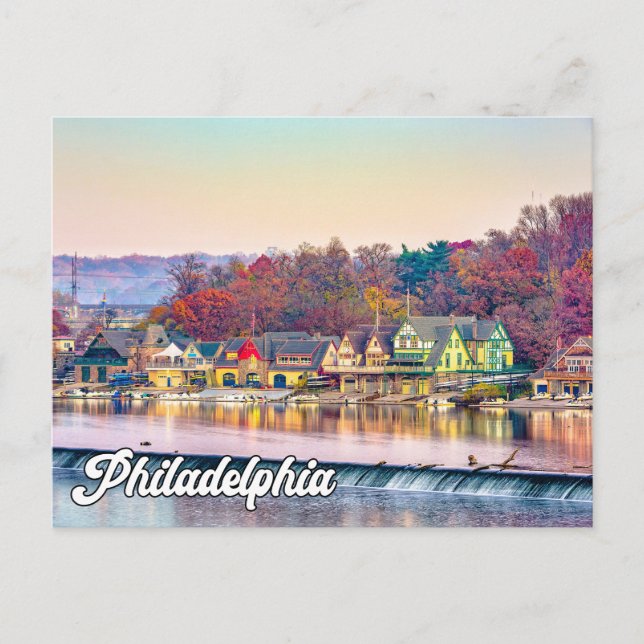 Postal Filadelfia, Pennsylvania, Estados Unidos (Anverso)