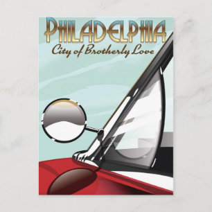 Postal Filadelfia, Pensilvania "Ciudad del Amor Fraternal