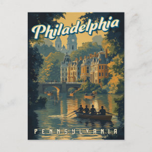 Postal Filadelfia - Pensilvania de época