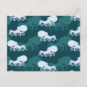 Postal Filas Del Patrón Octopus