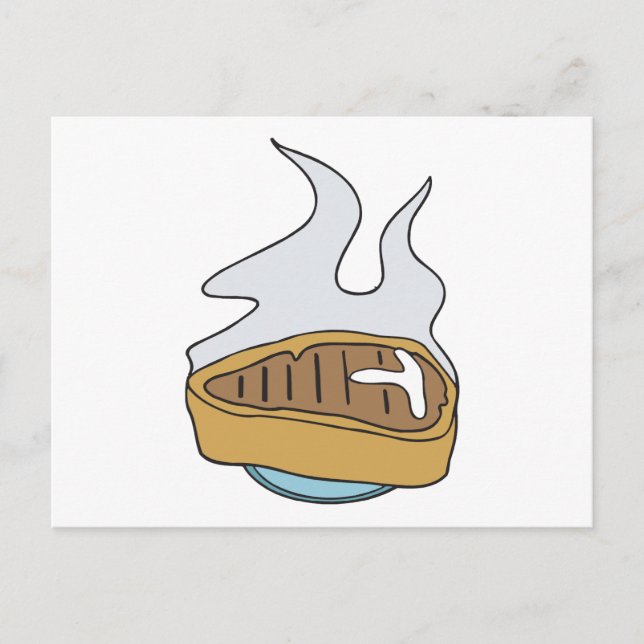 Postal filete de hueso (Anverso)