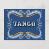 Filete Fileteado Porteño Rótulo de Tango Argentino