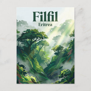 Postal Filfil Solomuna (Cinturón Verde) Eritrea