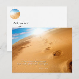 Postal Filipenses 4:13: Puedo hacer todo a través de él