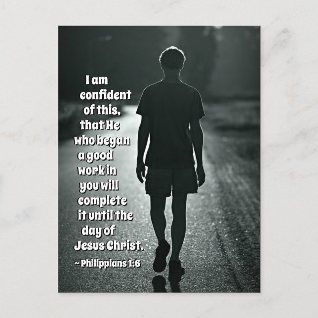 Postal Filipinas 1:6 El que ha empezado un buen trabajo B (Anverso)