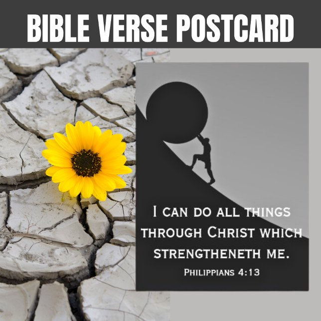 Postal Filipinas 4:13 Biblia contra cristiano (Philippians 4:13)