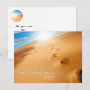 Postal Filipinas 4:13: Puedo hacer todo a través de él