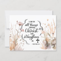 Filipinas 4:13 Todas las cosas a través de la Bibl