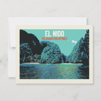 Postal Filipinas, El Nido maravilla de la naturaleza, Pal