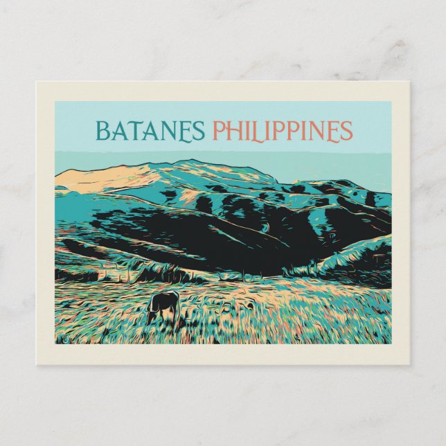 Postal Filipinas, islas Batanes (Anverso)