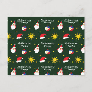 Postal Filipinas Navidad Filipina Feliz Navidad