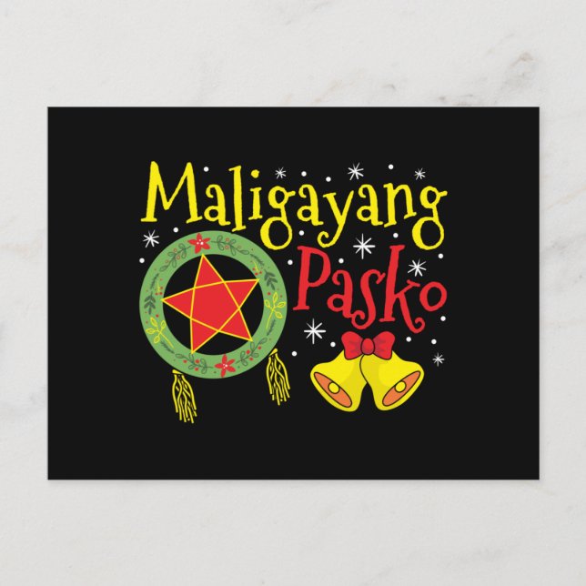 Postal Filipinas Navidad Filipina Feliz Navidad (Anverso)