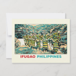 Postal Filipinas, pueblo de Ifugao Cordillera Central