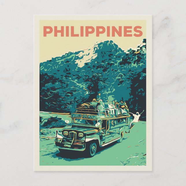 Postal Filipinas, yipnis en Luzon, cordillera central (Anverso)