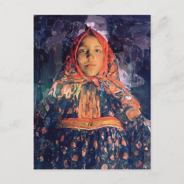 Postal Filipp Malyavin-Verka (Anverso)