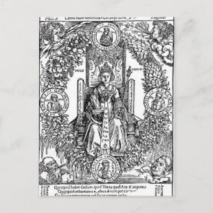 Postal Filosofía de Albrecht Durer